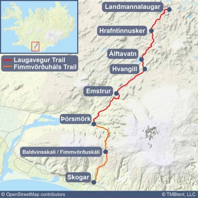 Laugavegur-Trail-Map